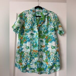 Faithfull the Brand Shortsleeved Button-Down Shirt or Mini Dress - NWT